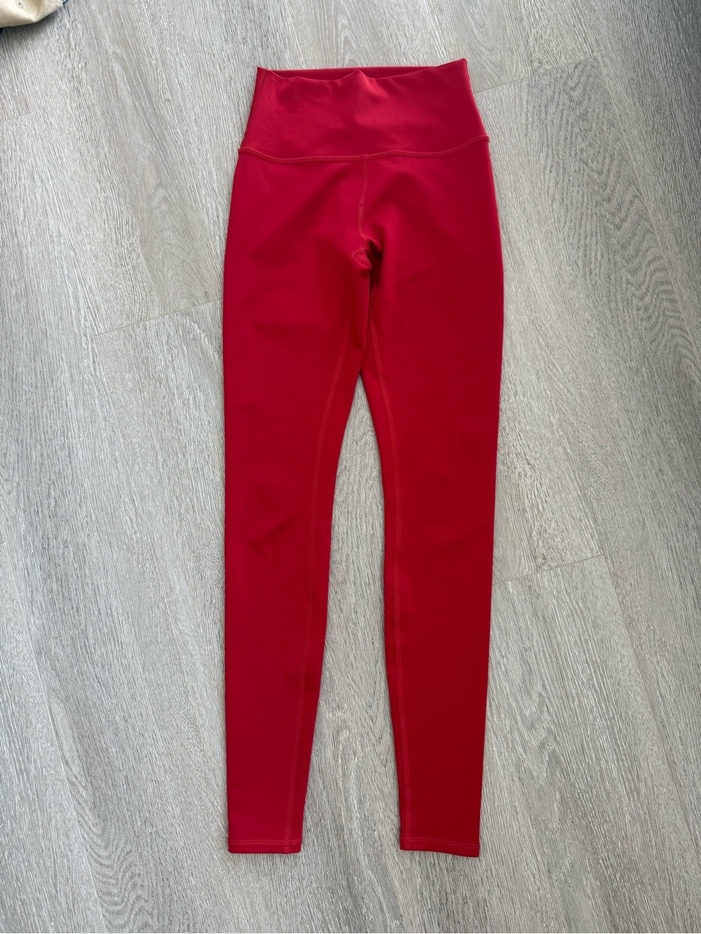 ALO Yoga Red Airlift Full Length Leggings